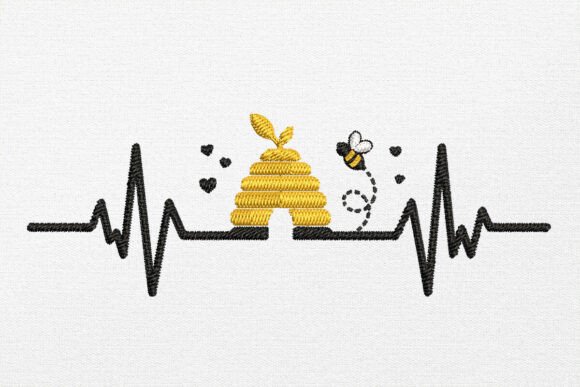 Bee Heartbeat Embroidery Design Review