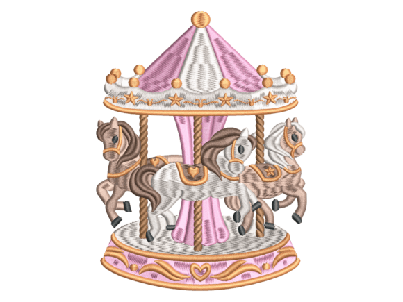 Carousel Embroidery: A Seasonal Design Review