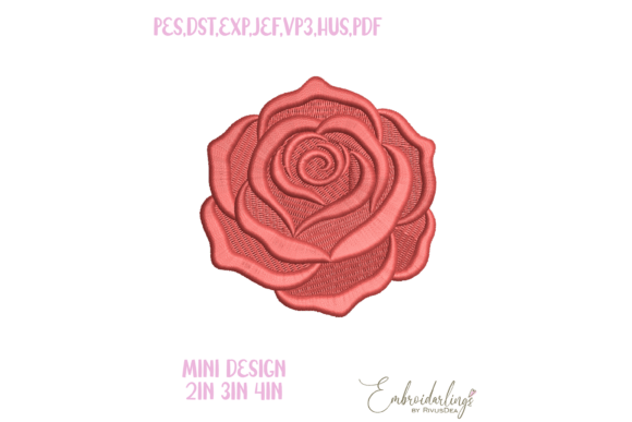 Mini Rose Embroidery Design Review for Boutique Apparel