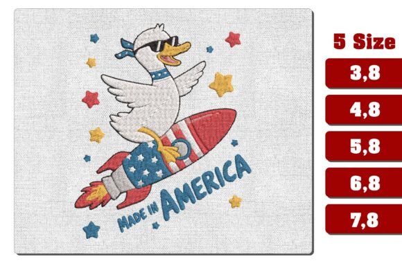 Review: Made in America Rocket Duck Embroidery